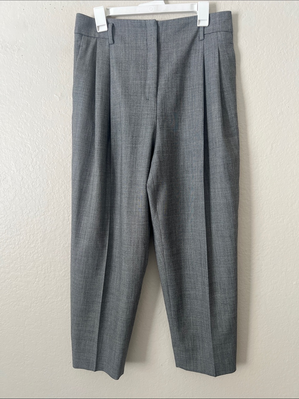 Like New! M.M. LAFLEUR The Mejia Pant - Sharkskin Black/White Wool Blend 10